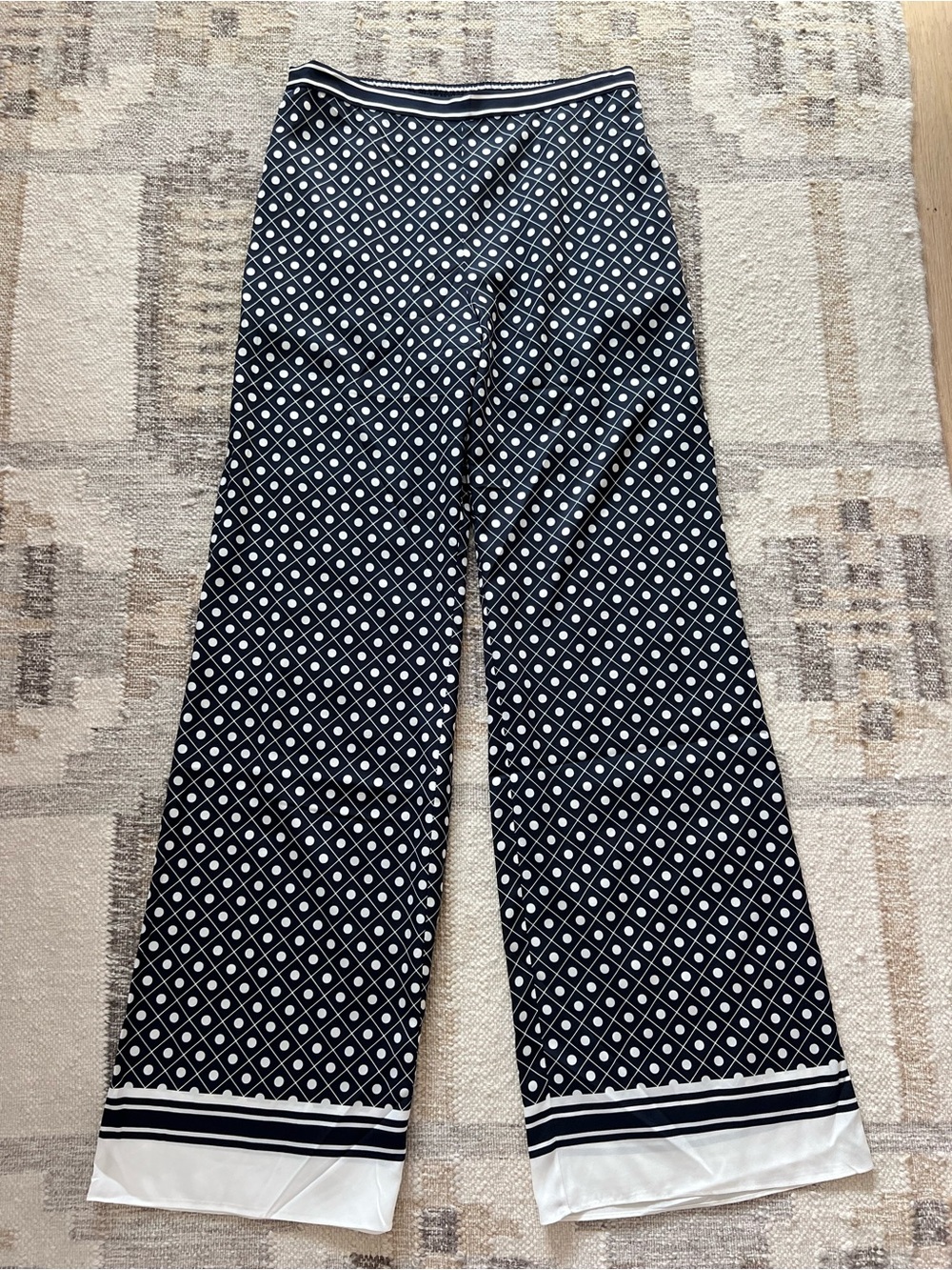 La Ligne Women's Silk Wide-Leg Pants